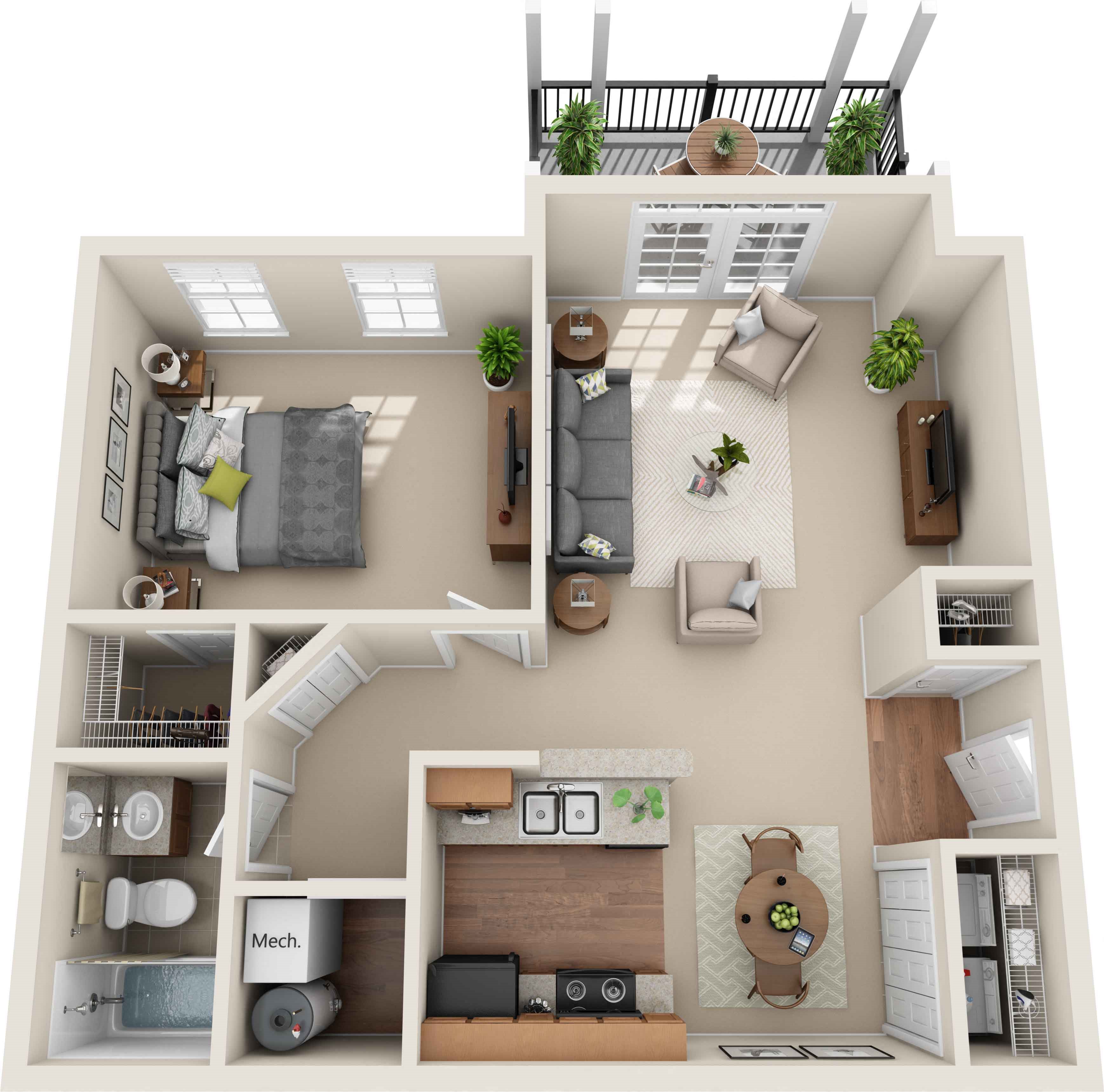 The Foxfire The Foxfire Floor Plan 1